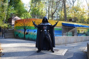 brandywine zoo, delaware, darth vader, opening day, star wars goes to the zoo