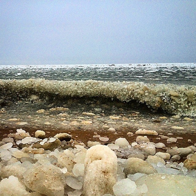 ice wave, dewey beach, march 2015, frozen ocean