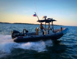 DNREC, fish and wildlife boat, delaware, sussex county, dewey beach