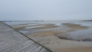 Low tide at the flats.