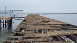 cape henlopne fishing pier repairs, delaware, sussex county