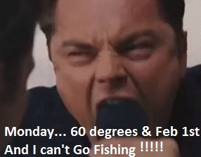 I'd Rather Be Fishing. Leonardo DiCaprio, delaware, sussex county, winter fishing, 