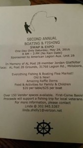 fishing expo,swap meets, delaware, sussex county