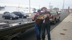 wagamons pond, delaware state record largemouth bass, sussex county, andrew klein, joe lattis