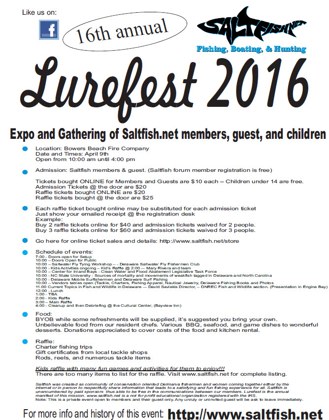 Lurefest 2016 in Bowers Beach