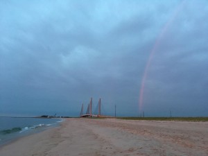 rainbow at the beach,delaware, sussex county,