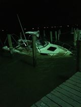 sunken boat, badbilge pump, tow boat us, delaware, sussex county