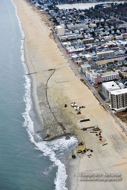 Rehoboth Beach, replenishmentproject, sand dredging, delaware,sussex county, ACOE, army corp of engineers, boardwalk, ocean