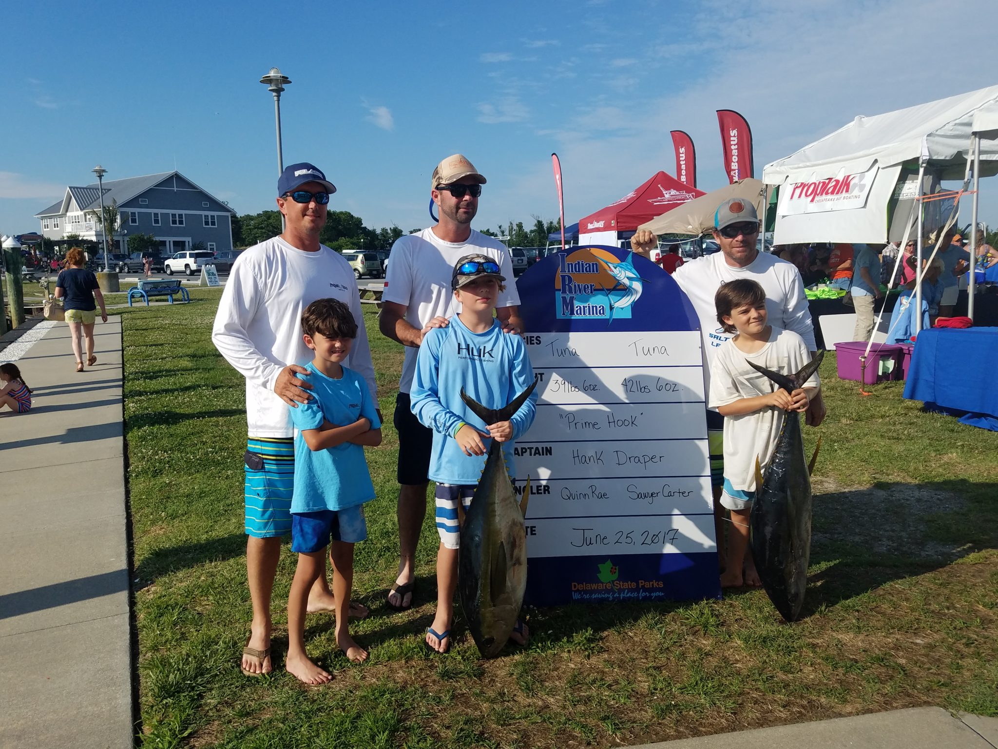 kids catchall toournament, prime hook boat, yellowfin tuna, delaware, sussex county, indian river inlet marina