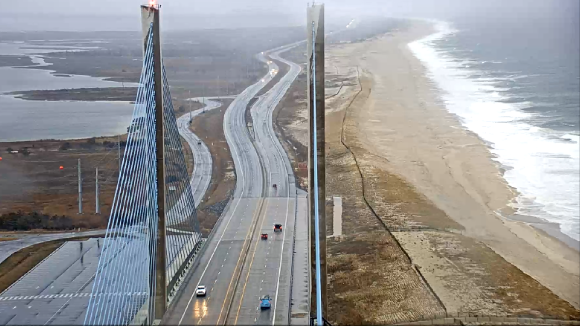 charles w cullen bridge, deldot cams, indian river inlet, delaware seashore state park, inland bays, dewey beach, toure 1, highway one, coastal highway, atlantic ocean, faithful steward crossing, conquest beach, indian river life saving station, rehoboth bay,