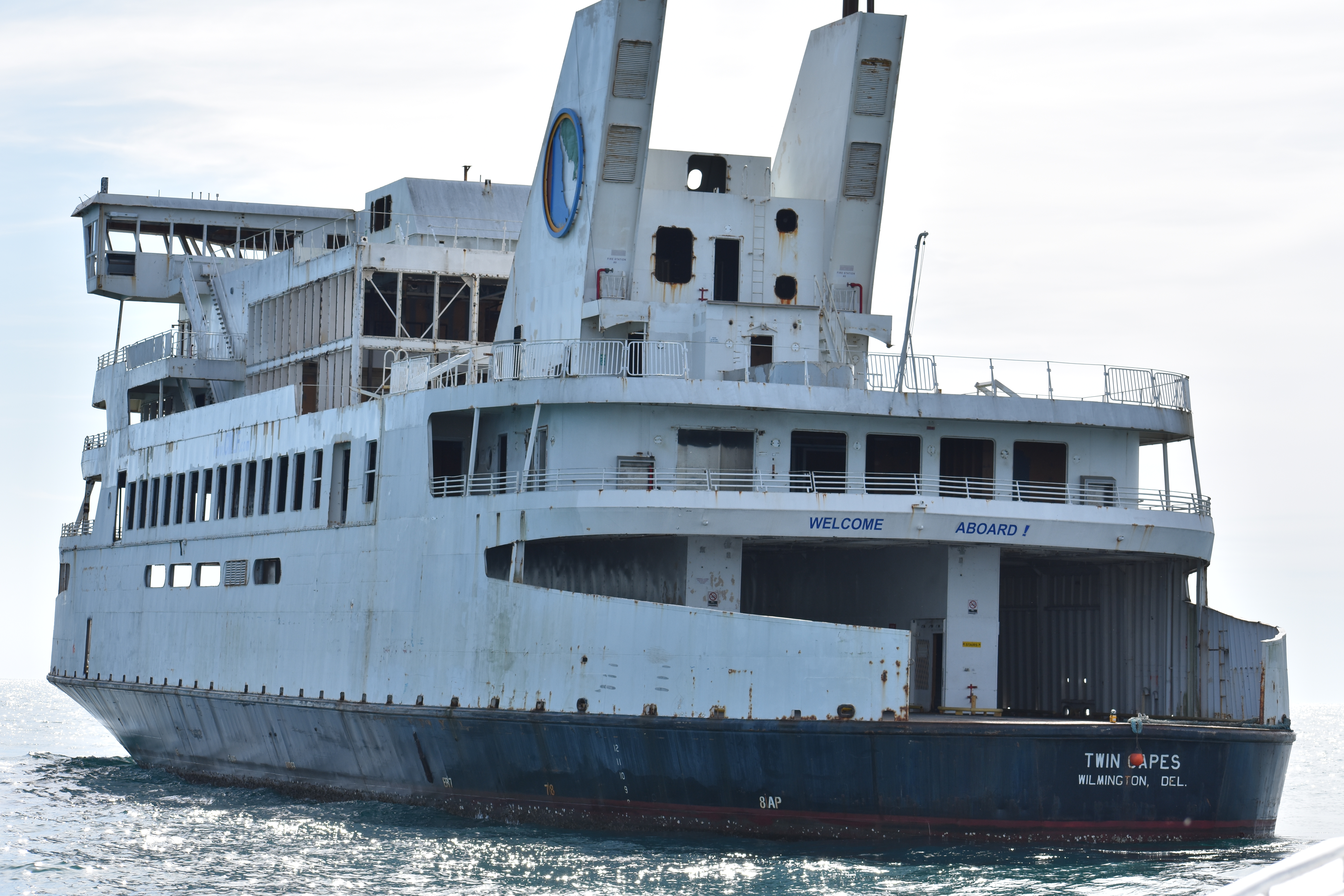 MV Twin Capes, artificial reef, del jersey land reef,