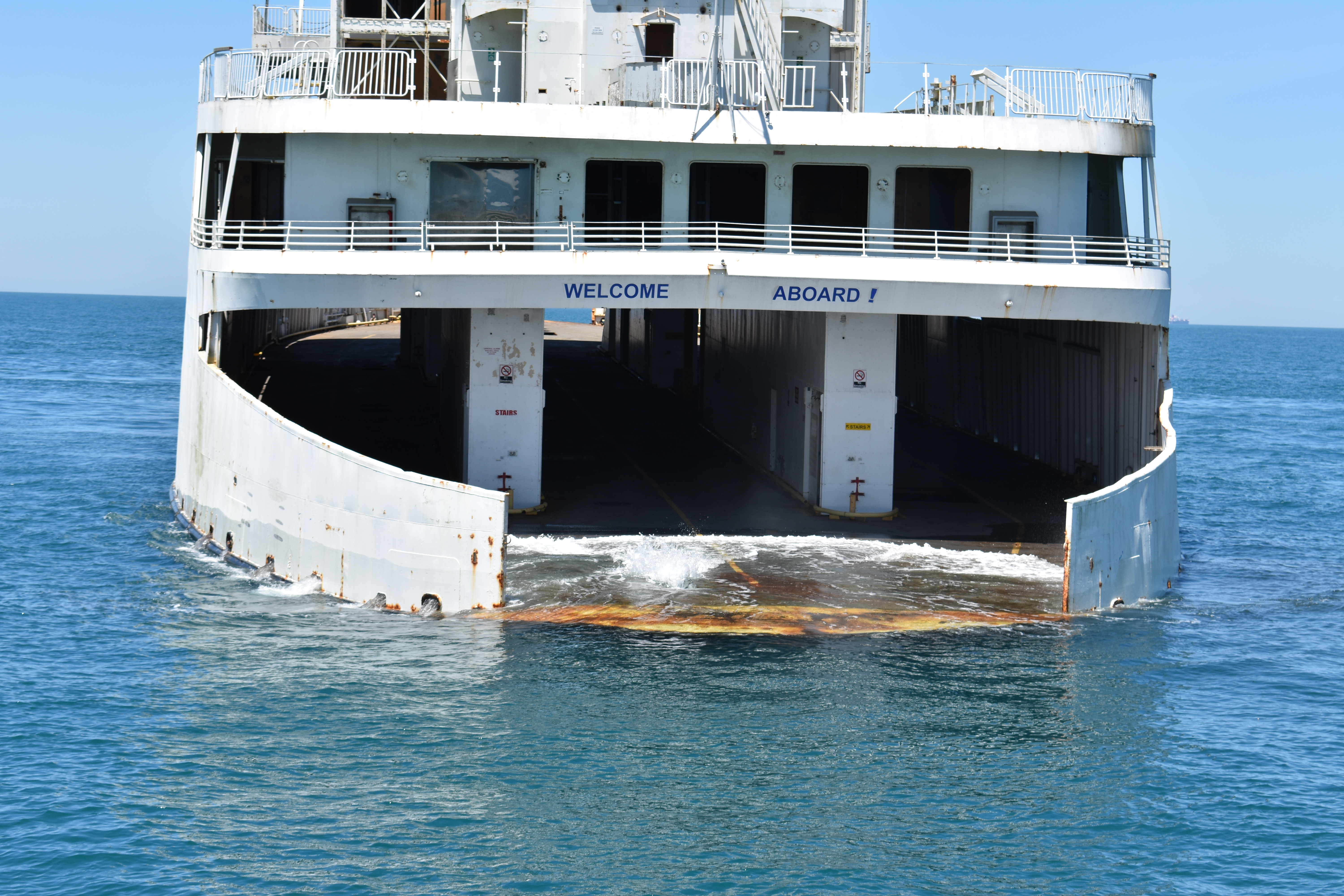 MV Twin Capes is sinking