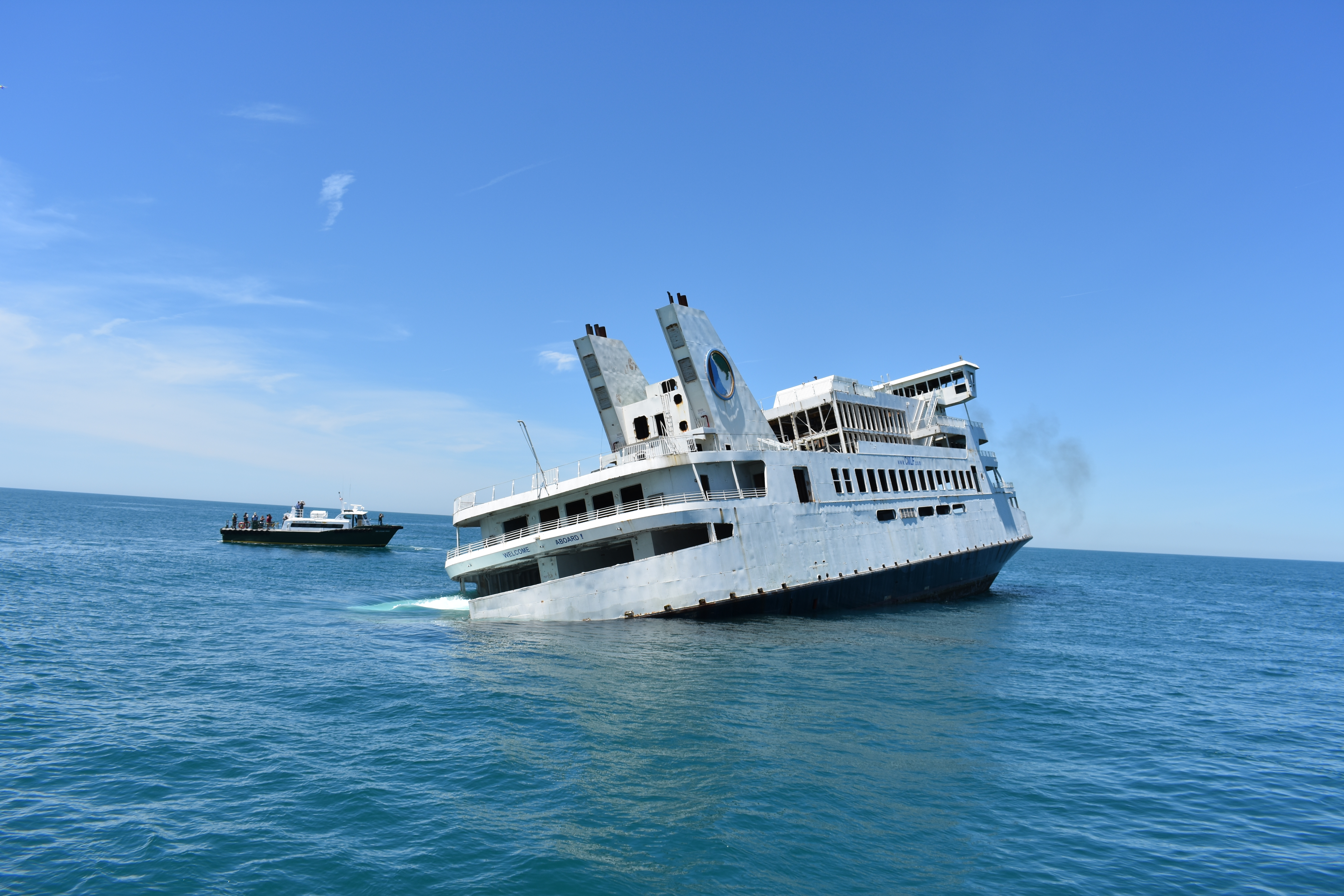 MV Twin Capes is sinking