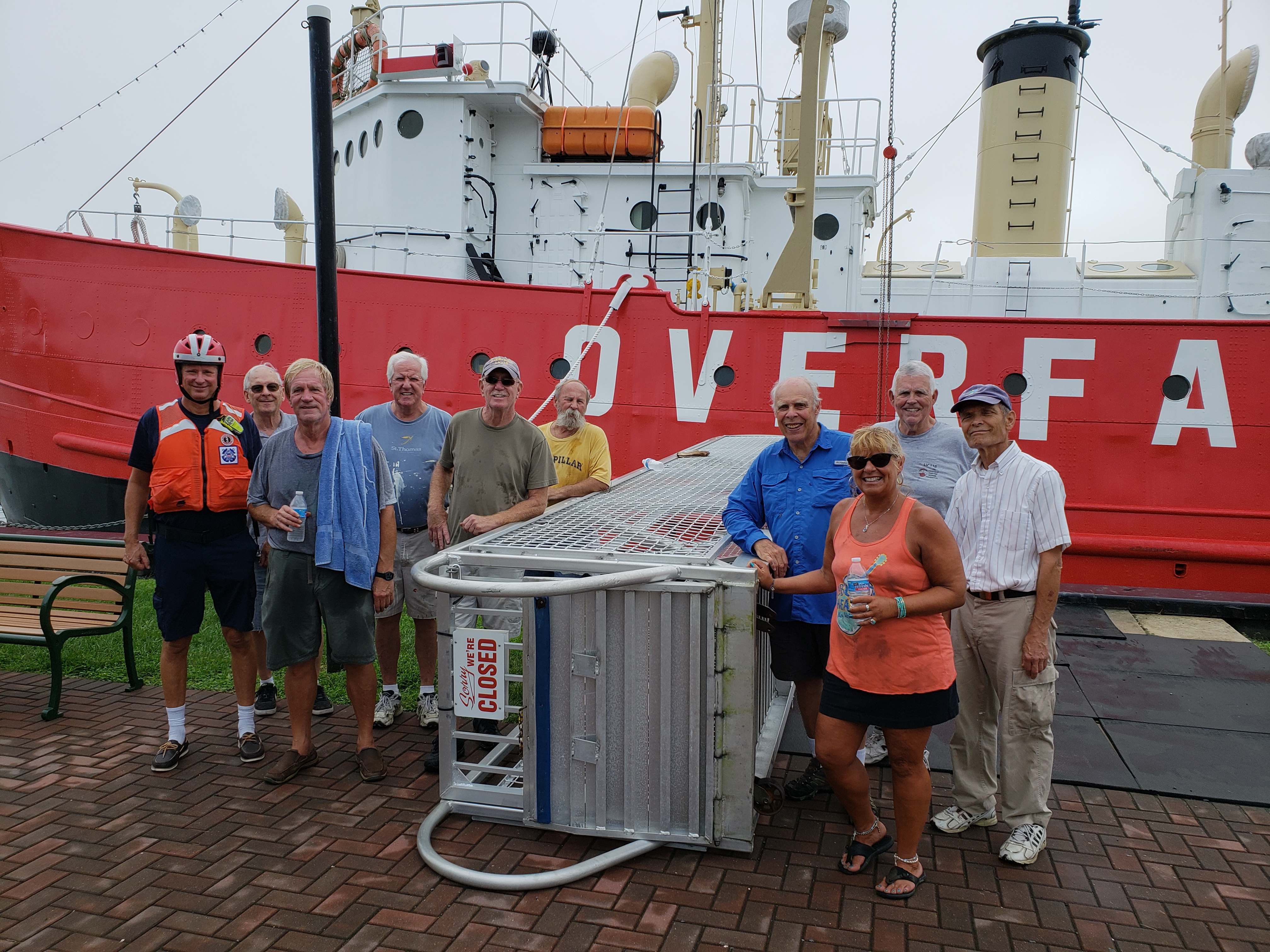 overfalls lightship, dirty hands gang, lewes delaware, maritime museum