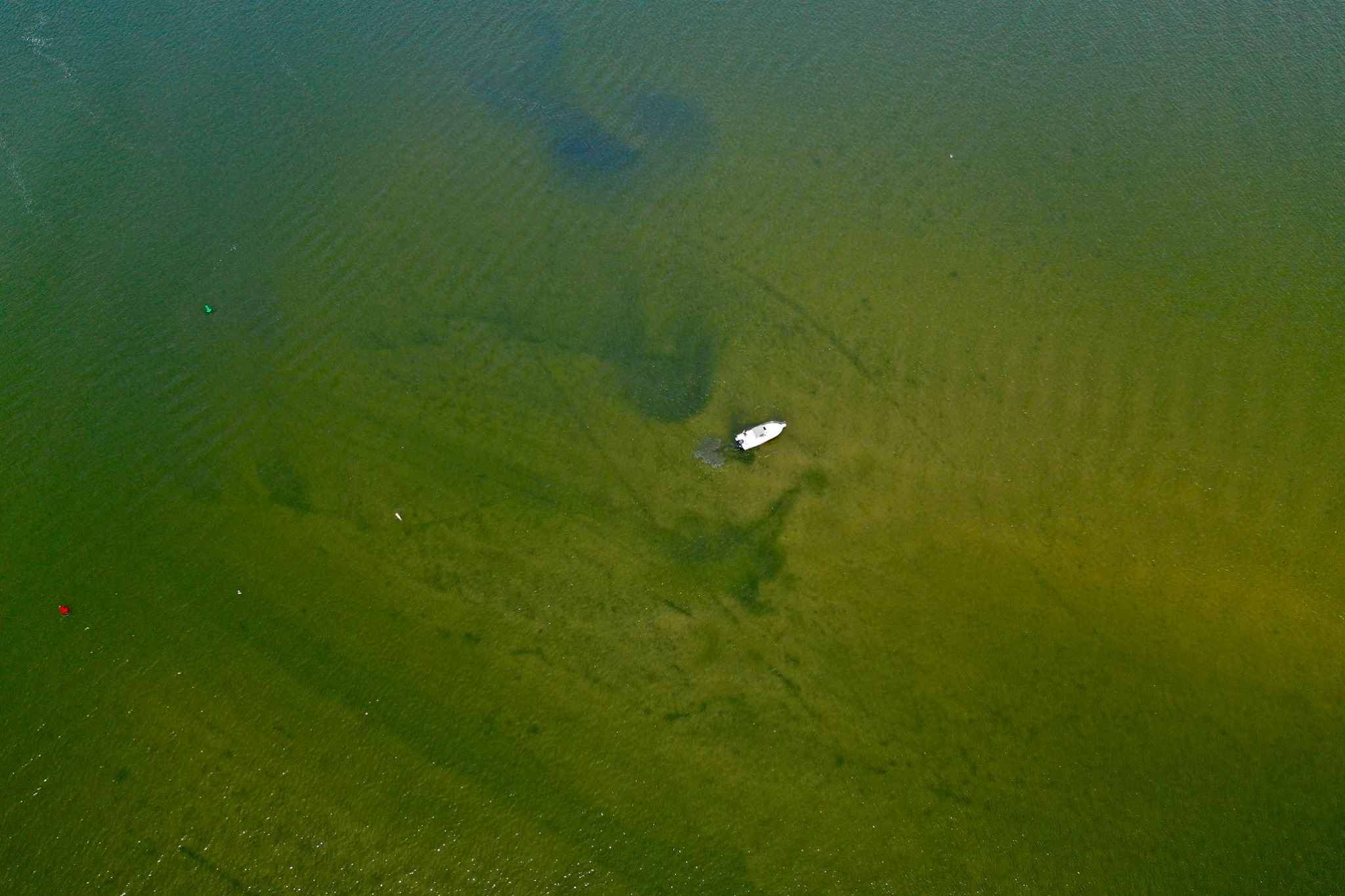 Baker's Channel shot on Friday at low tide. photo by Driscoll drones