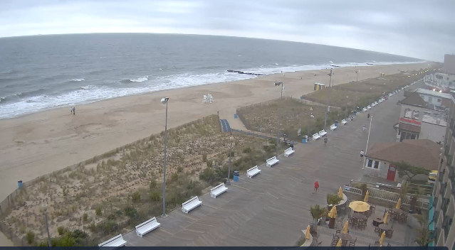 Rehoboth Beachh At 7 30 AM Thursday At Low Tide Delaware surf fishing