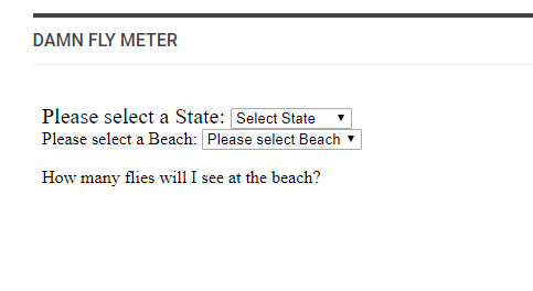 damn fly meter, dfm, how bad are the flies at the beach, delaware, new jersey, maryland, virginia, north carolina