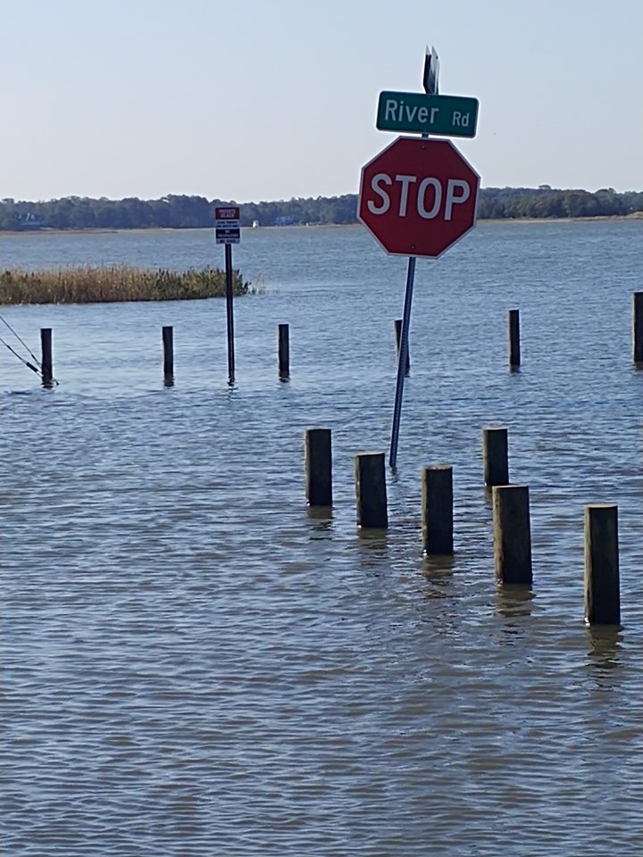 River Road at Chiefs road in Oak Orchard is deep .. Bill McGee