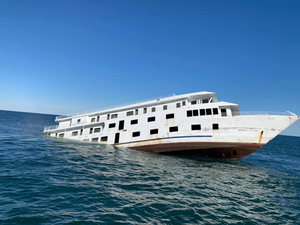cruise ship sank, red bird reef, site 11, artificial reef program, delaware, colleen marine