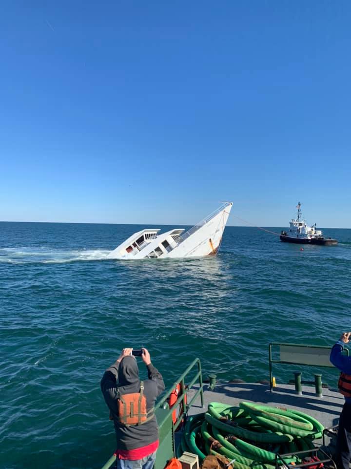 cruise ship sank, red bird reef, site 11, artificial reef program, delaware, colleen marine