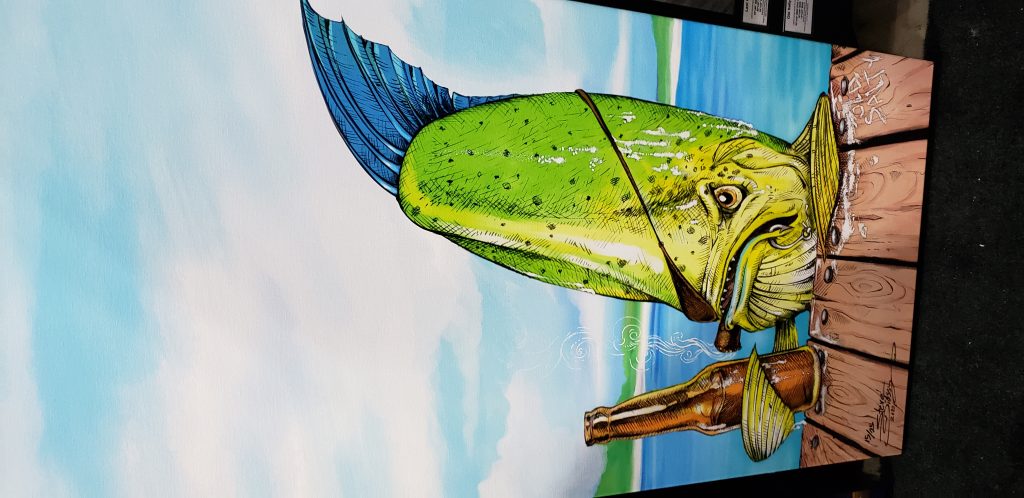 steve diossy, marine artist, atlantic city boat show, new jersey, florida, jupiter