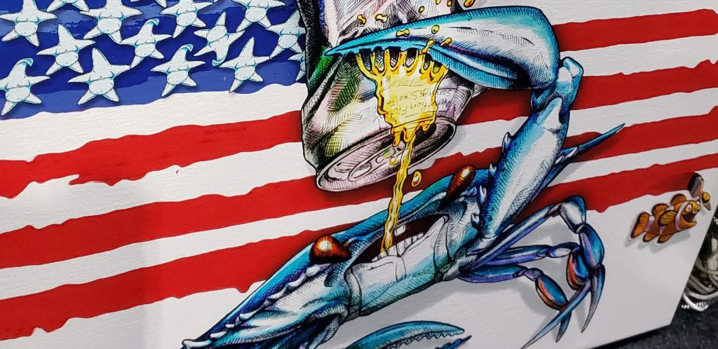 steve diossy, marine artist, atlantic city boat show, new jersey, florida, jupiter