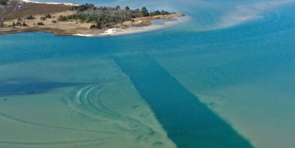 masseys ditch dredge project, delaware, inland bays, long neck, sussex county, middle island, bakers channel
