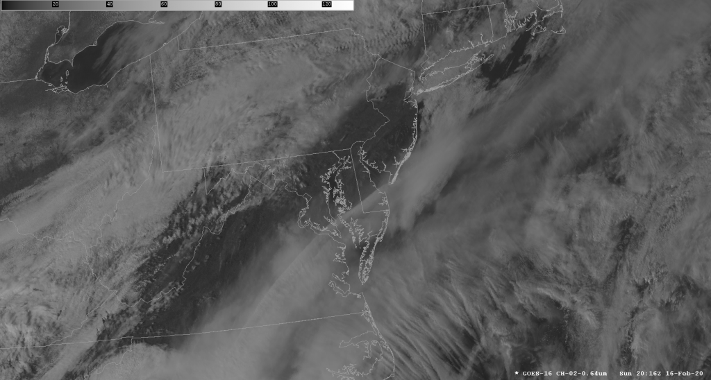 cloud, delmarva, line of clouds in sky, delaware, sussex county, inland bays