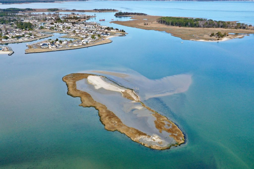 masseys ditch dredge project, delaware, inland bays, long neck, sussex county, middle island