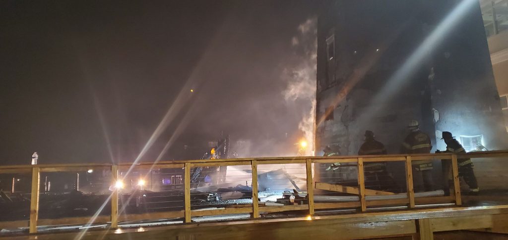 lighthouse fire, dewey beach