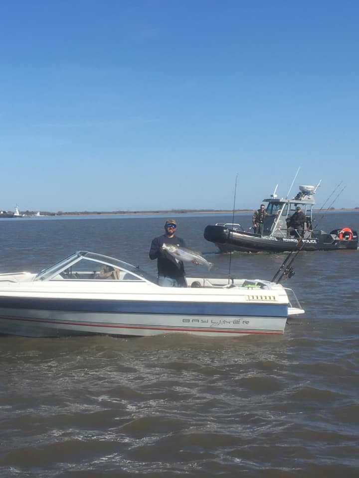 dnrec enforcement, striped bass, rockfish, delaware, sussex county, bunker chunks, delaware river, port penn, augustine beach