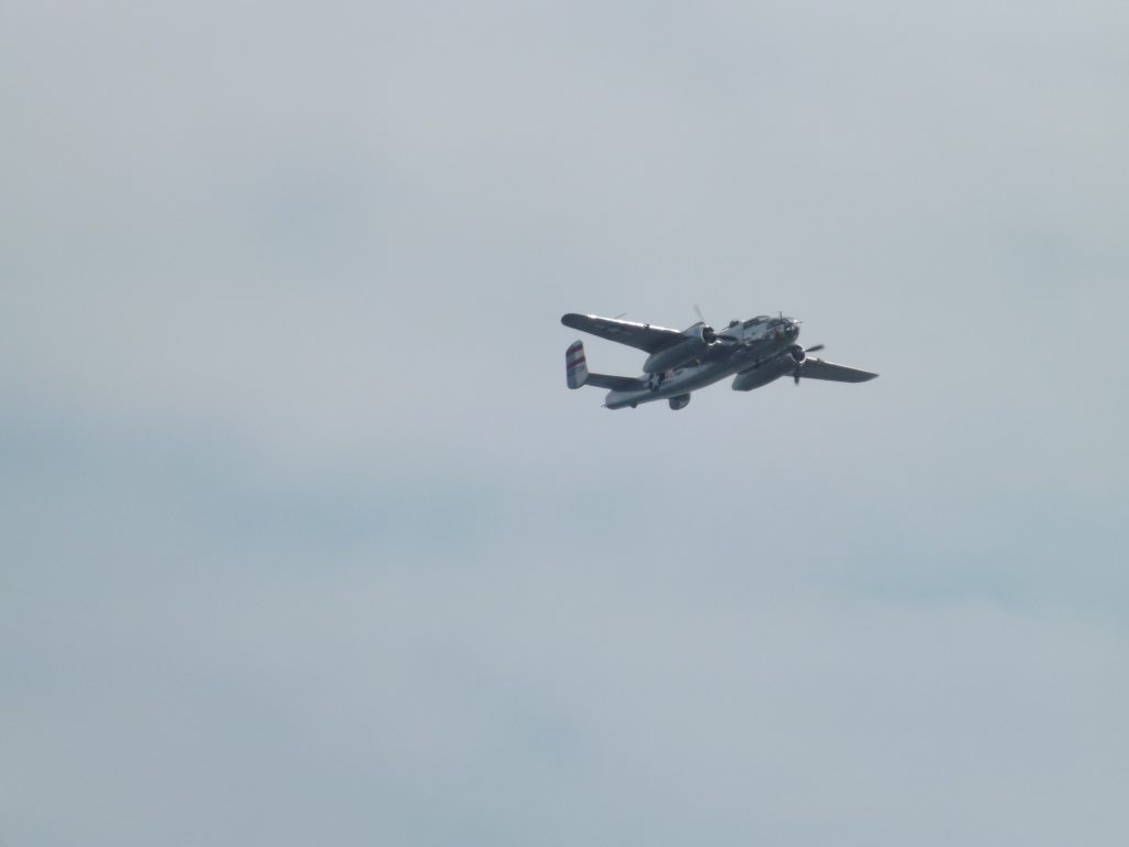 Panchito, Mitchell B-25 bomber, sussex county flyover, first resonders, healthcare workers, class of 2020, sussex county airforce,