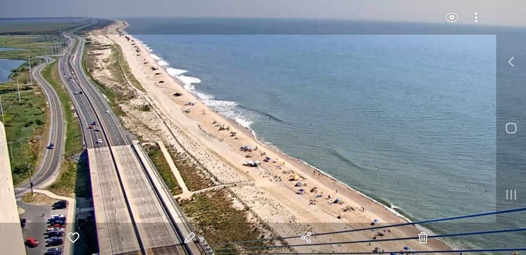 drive on surf fishing beaches, delaware state parks, filled to capacity