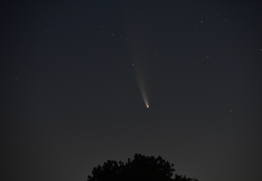 comet neowise, delaware, sussexconty, astrophotography, nikon d 3400,