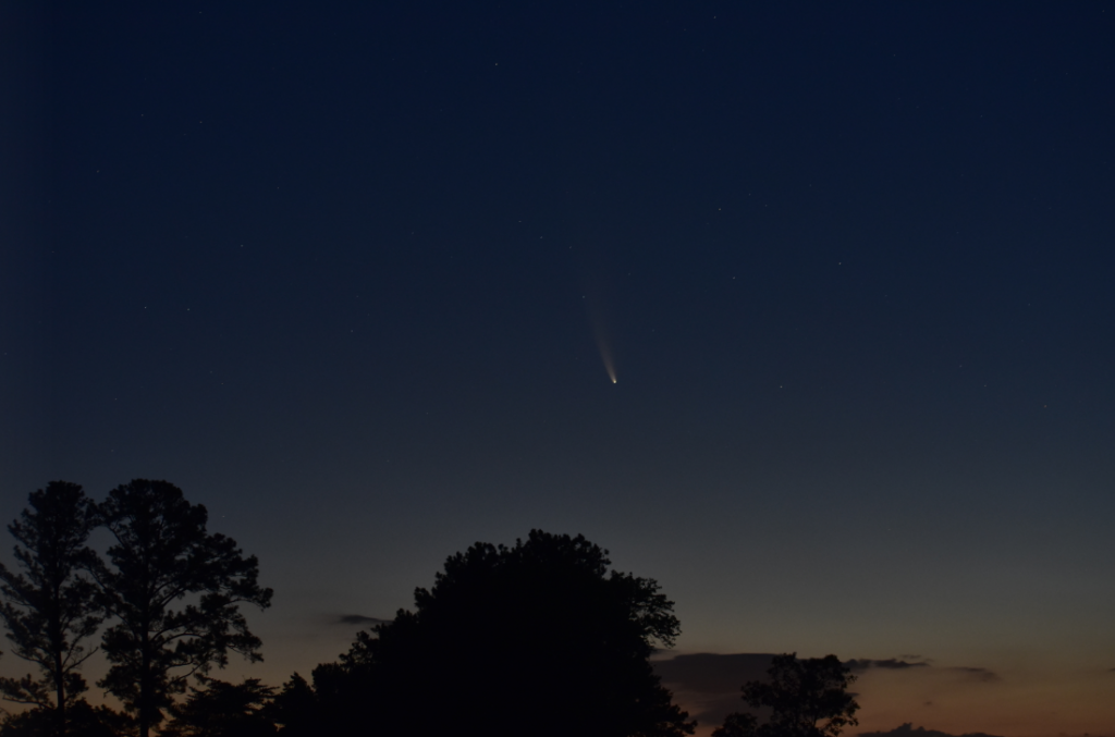 comet neowise, delaware, sussexconty, astrophotography, nikon d 3400,