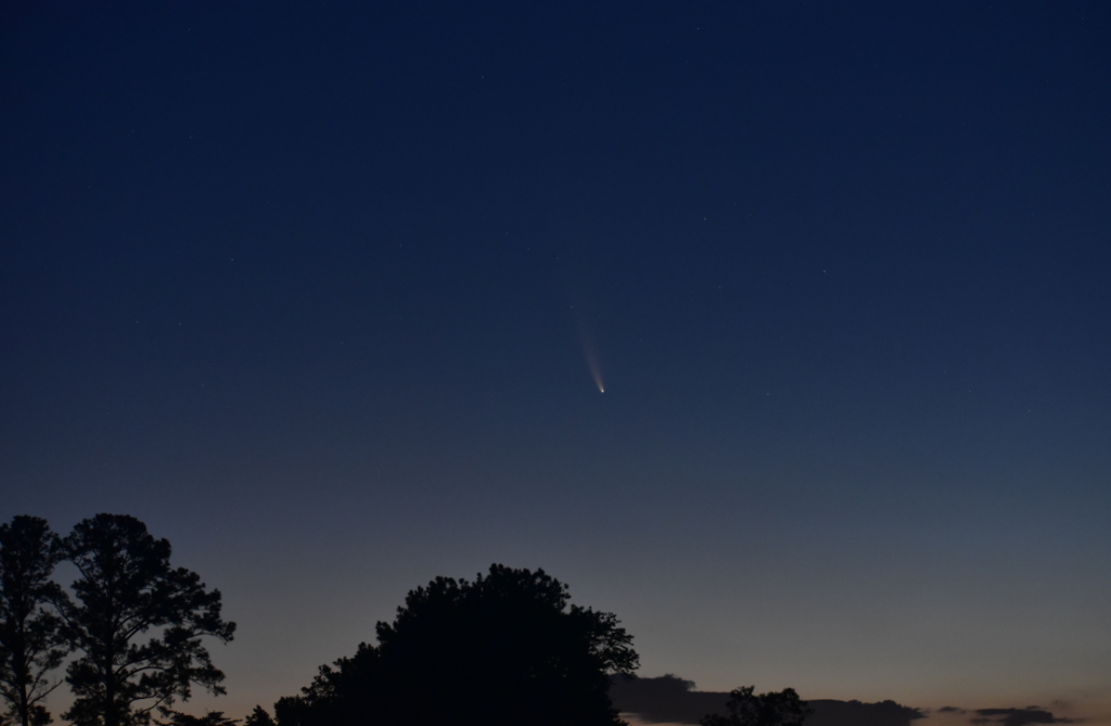 comet neowise, delaware, sussexconty, astrophotography, nikon d 3400,