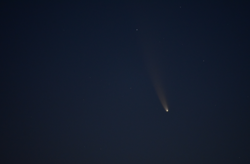 comet neowise, delaware, sussexconty, astrophotography, nikon d 3400,