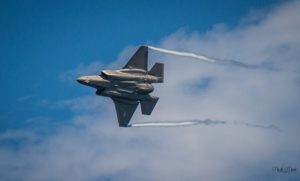 OCMD Airshow, maryland, thunderbirds. A10, F35, F32, F22