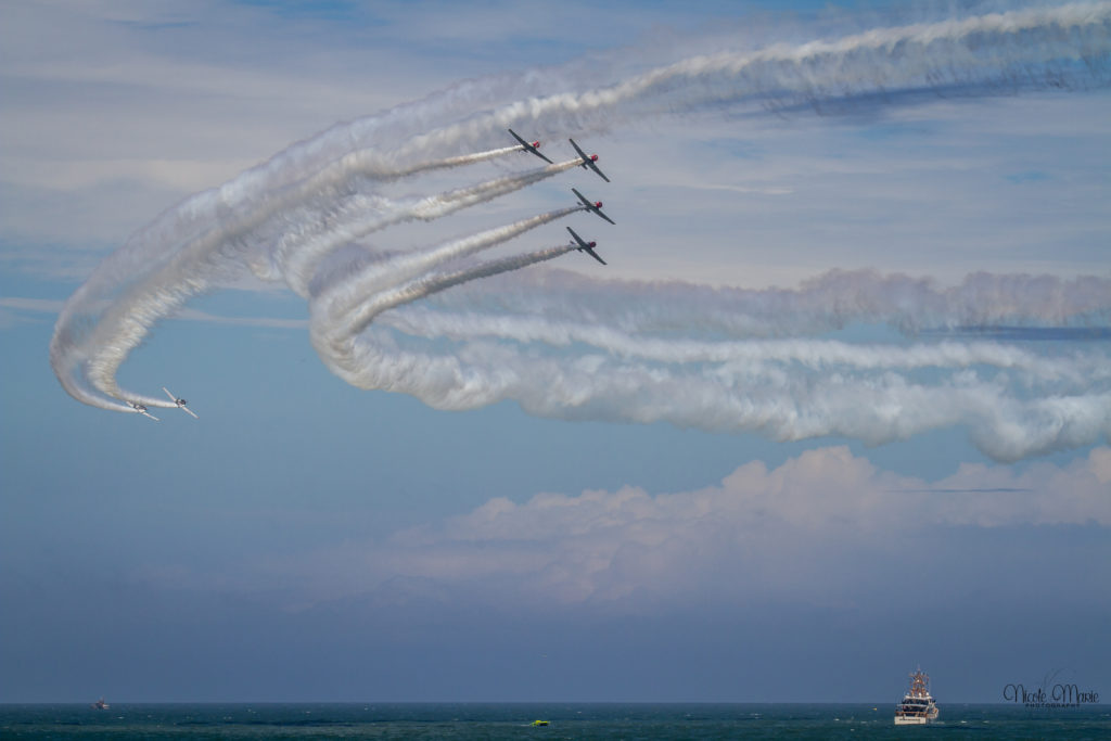 OCMD Airshow, maryland, thunderbirds. A10, F35, F32, F22