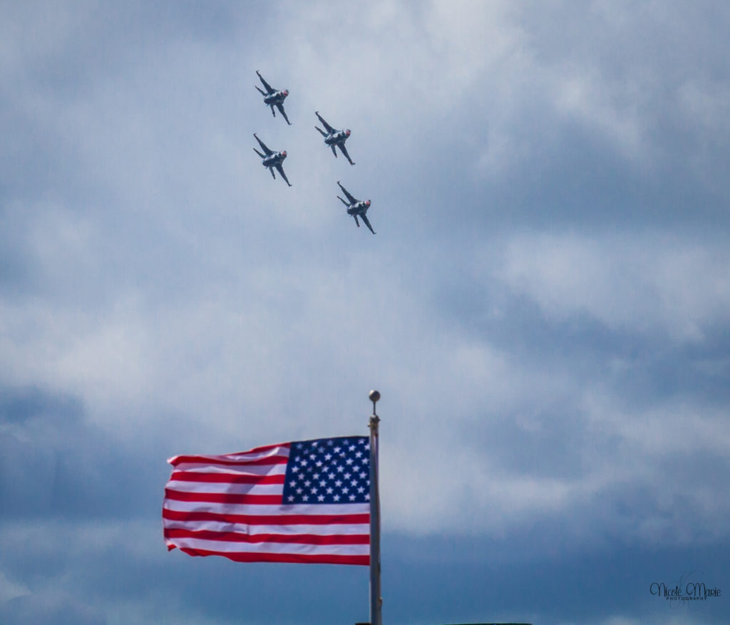 OCMD Airshow, maryland, thunderbirds. A10, F35, F32, F22