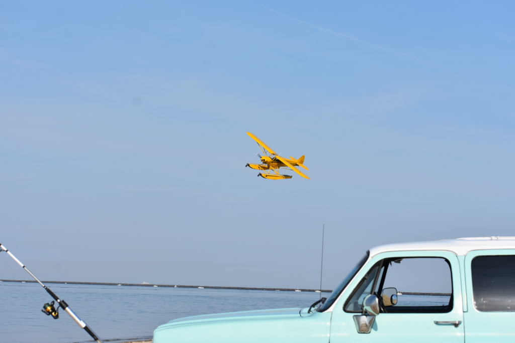sea plane, delaware, sussex county, cape henlopen state park, delaware surf fishing