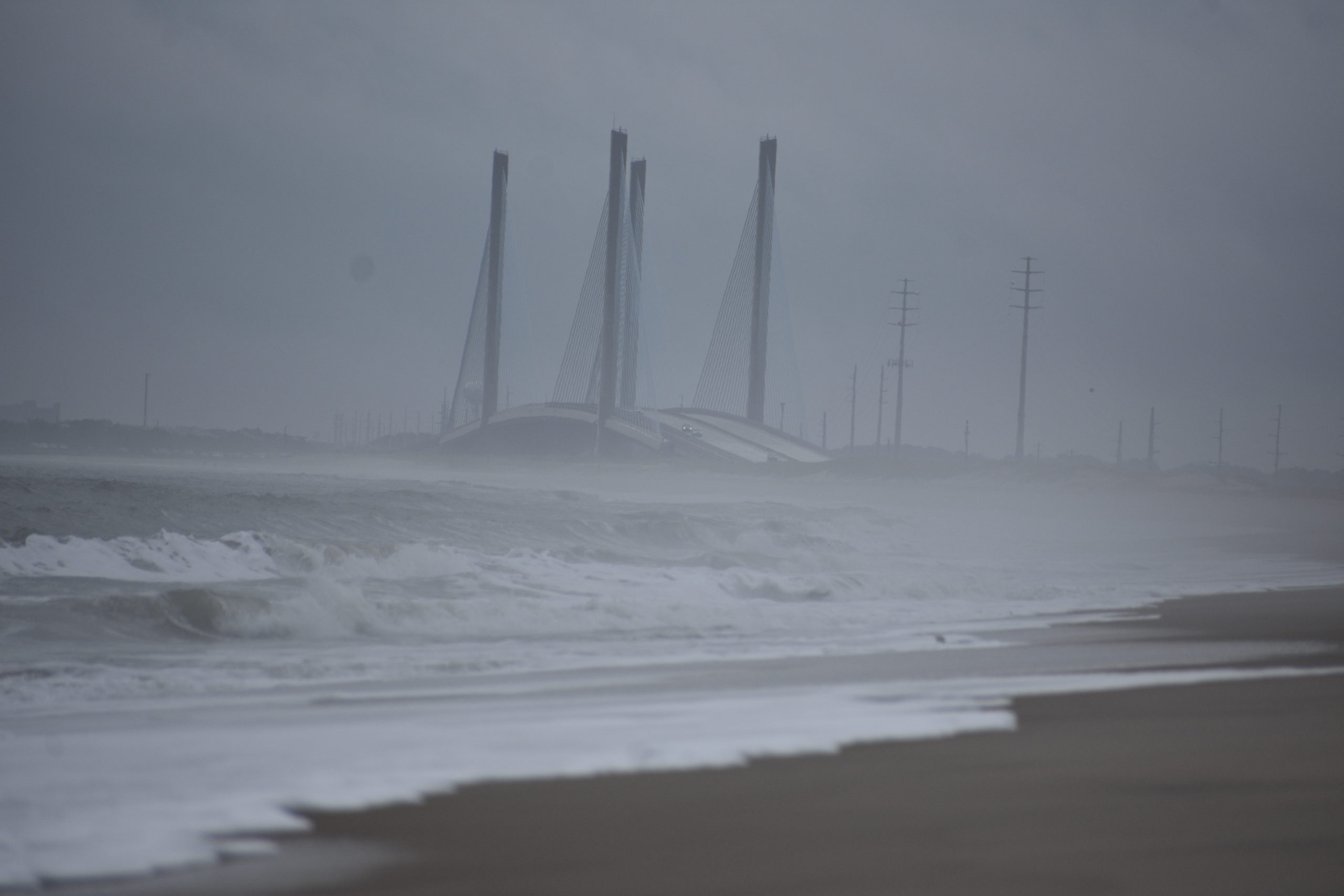 charles w cullen bridge, indian river inlet, conquest beach, delaware seashore state park