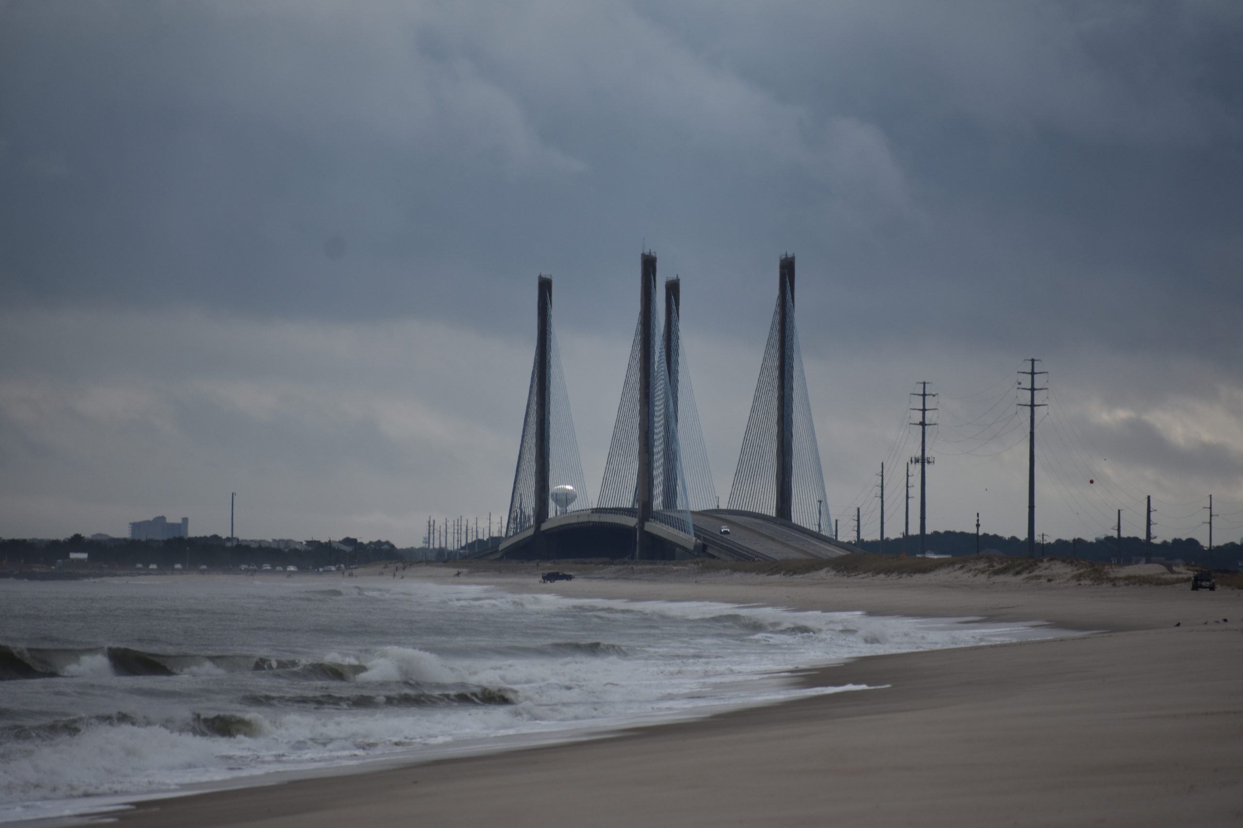charles w cullen bridge, indian river inlet, conquest beach, delaware seashore state park