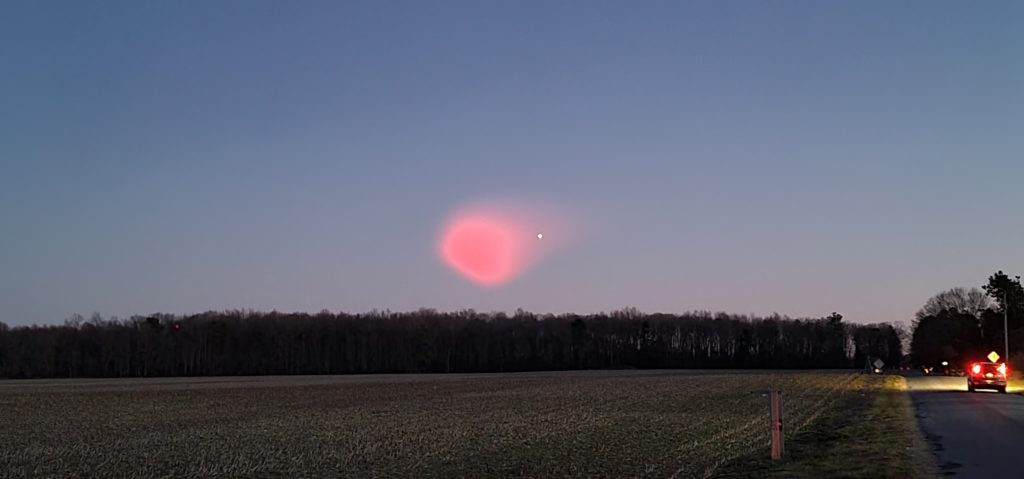 nasa, wallops, dod, rocket launch, pink cloud, ufo