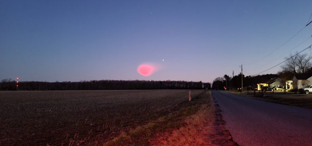nasa, wallops, dod, rocket launch, pink cloud, ufo