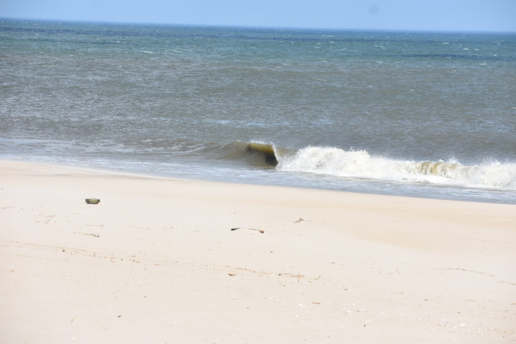 indian river inlet, south jetty, beach conditions, delaware surf fishing