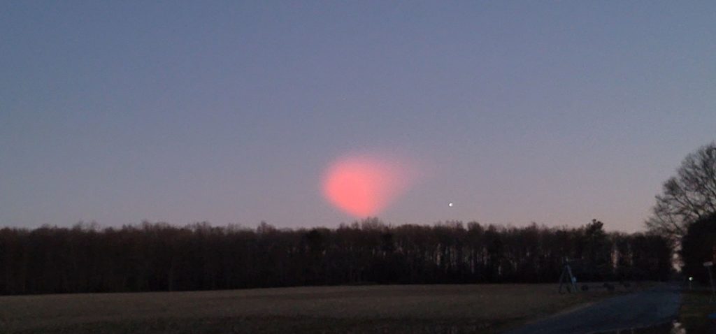 nasa, wallops, dod, rocket launch, pink cloud, ufo