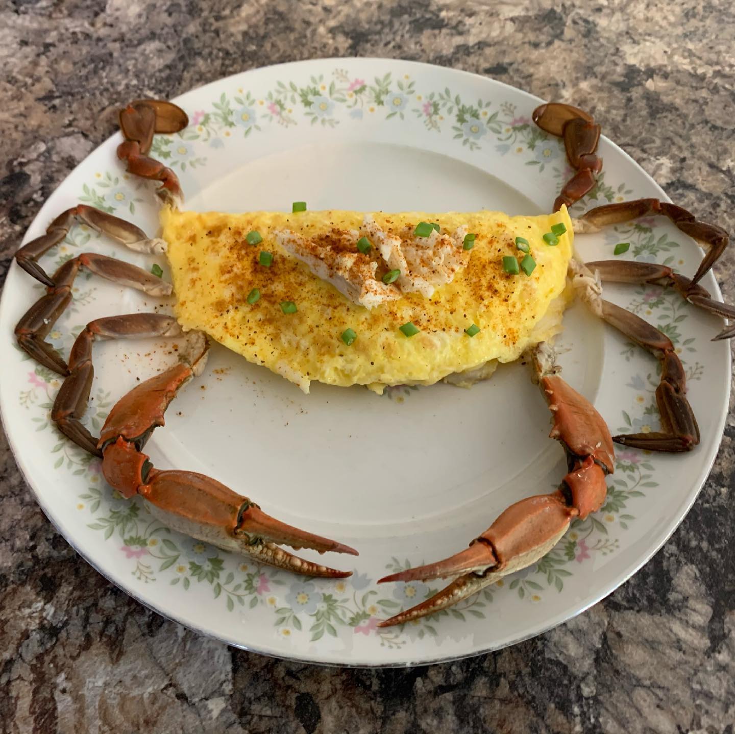 blue claw crab omelet, old bay, delaware surf fishing, recipes