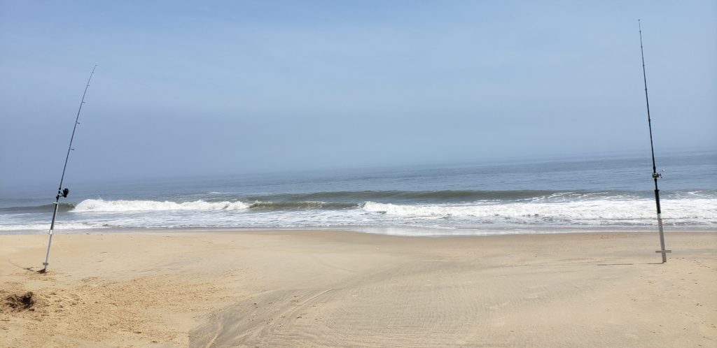 cuts, delaware surf fishing, reading the beach, surf fishing structure, sandbars, rip currents,