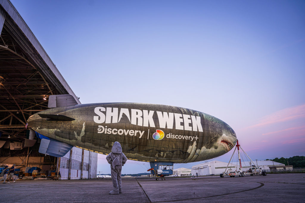 Shark Week Blimp 2021